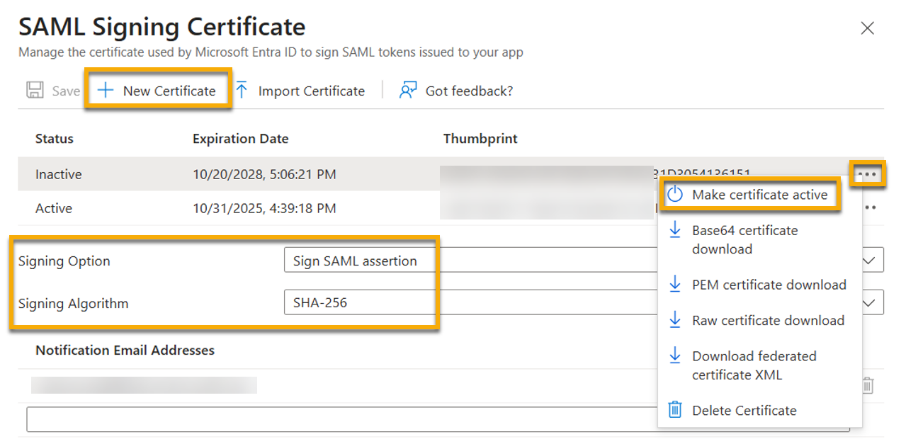IDP_entra_SAML signing certificate update.png